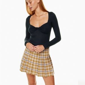 Aritzia soft twist top